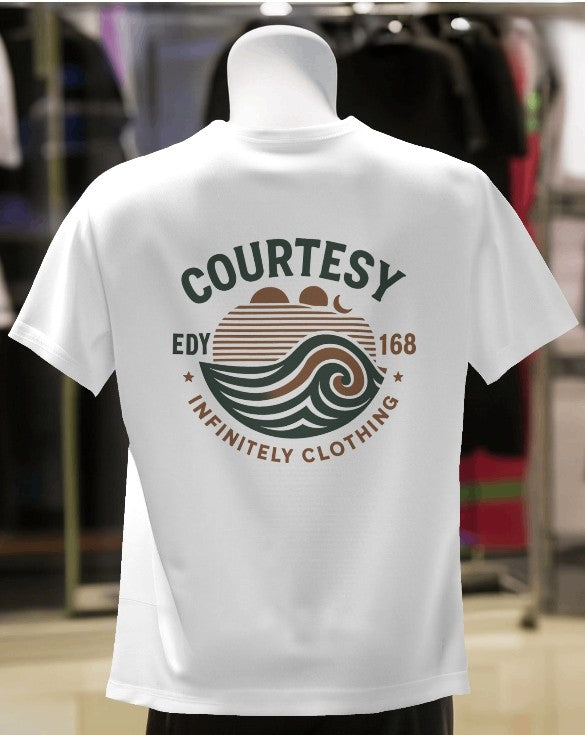 "Coastal Infinity" Graphic T-Shirt – Courtesy Edition 168