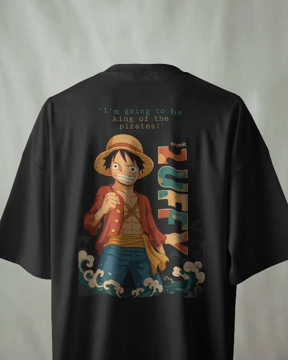 “Luffy – King of the Pirates” Oversized TEE