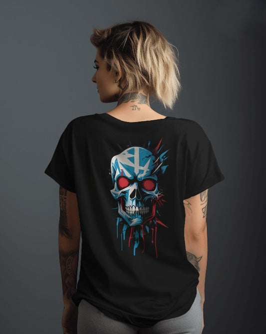 RED REIGN | Chaos Skull Drip Tee – Limited Drop