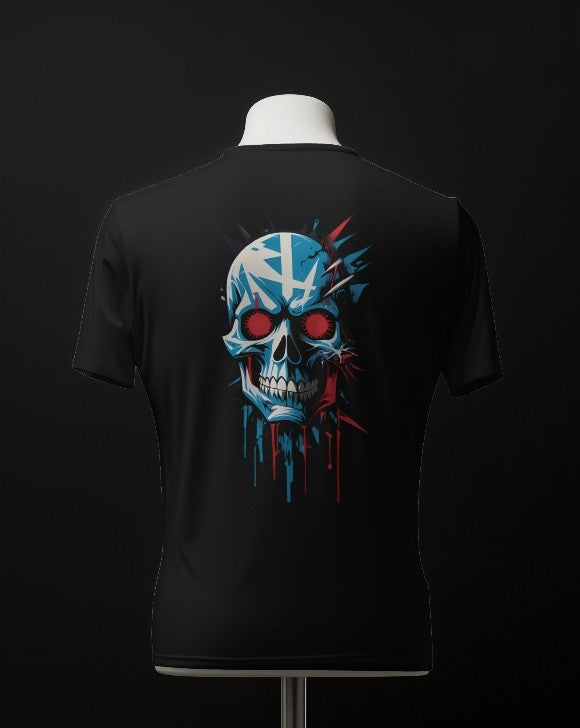 RED REIGN | Chaos Skull Drip Tee – Limited Drop