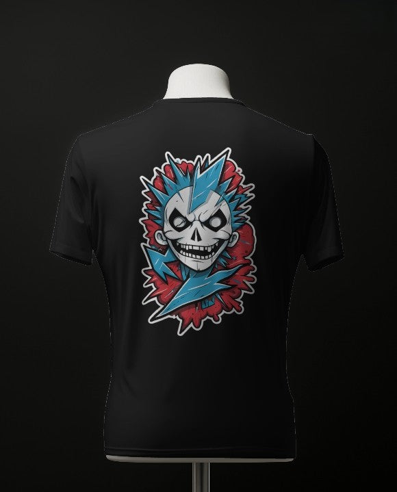 VOLT FREAK | Shockwave Skull Tee – Street Voltage Drop