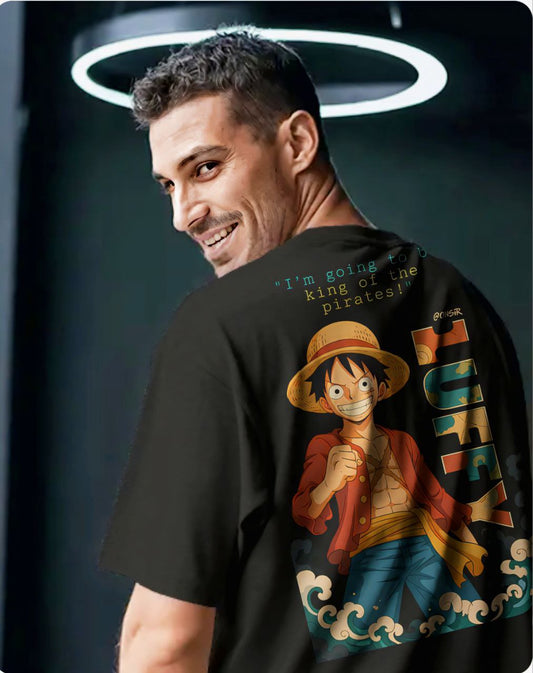 “Luffy – King of the Pirates” Oversized TEE