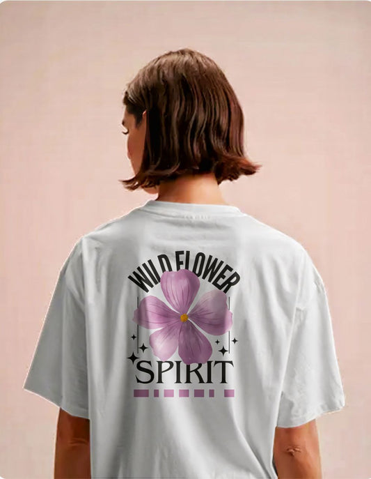 WILD FLOWER SPIRIT Oversized TEE