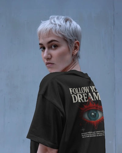 Follow Your Dreams – Eye of Purpose” Oversized TEE
