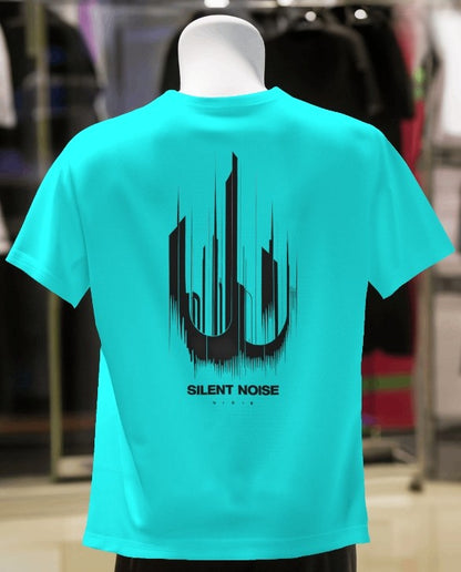 Silent Noise | Oversized Graphic Tee – Abstract Soundscape Series