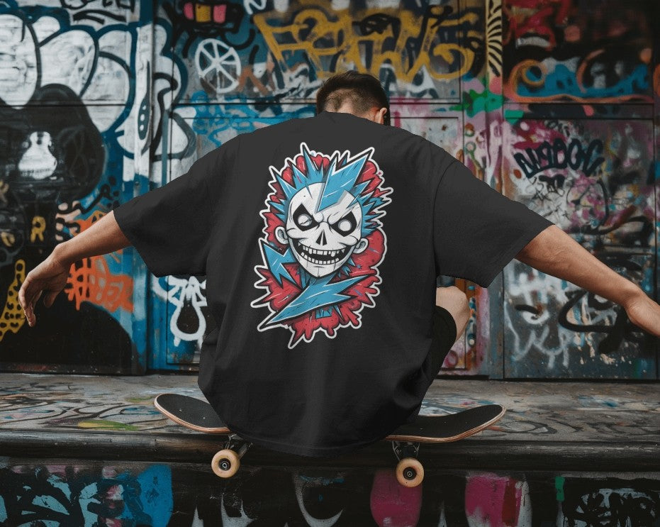 VOLT FREAK | Shockwave Skull Tee – Street Voltage Drop